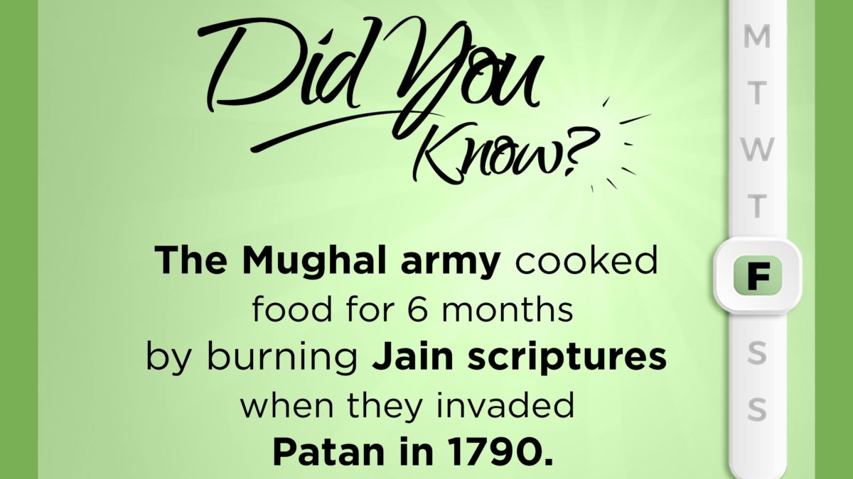 Jain Scriptures burnt
