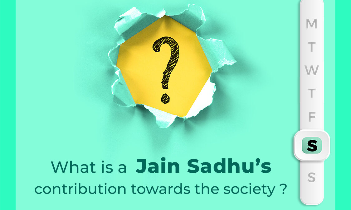 What is Jain Sadhu’s contribution towards society?